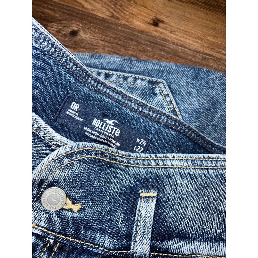 Hollister High Rise Jeans Size 24 - Picture 3 of 3